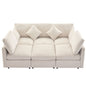 Sectional Sofa Modular U-Shaped With Ottoman & USB Ports