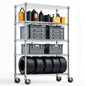 5-Shelf Wire Storage Shelving Unit with Heavy Duty Carbon Steel - Chrome