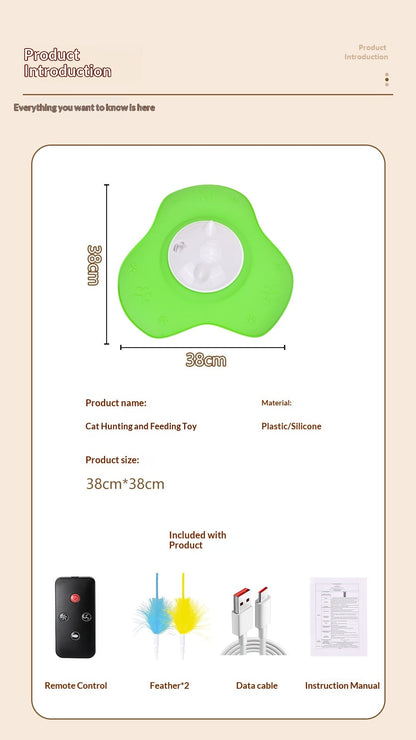 Intelligent Interactive Feathery Cat Toy