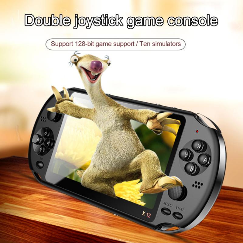Single system Handheld game console X12 large-screen massive arcade collection version 8GPSP