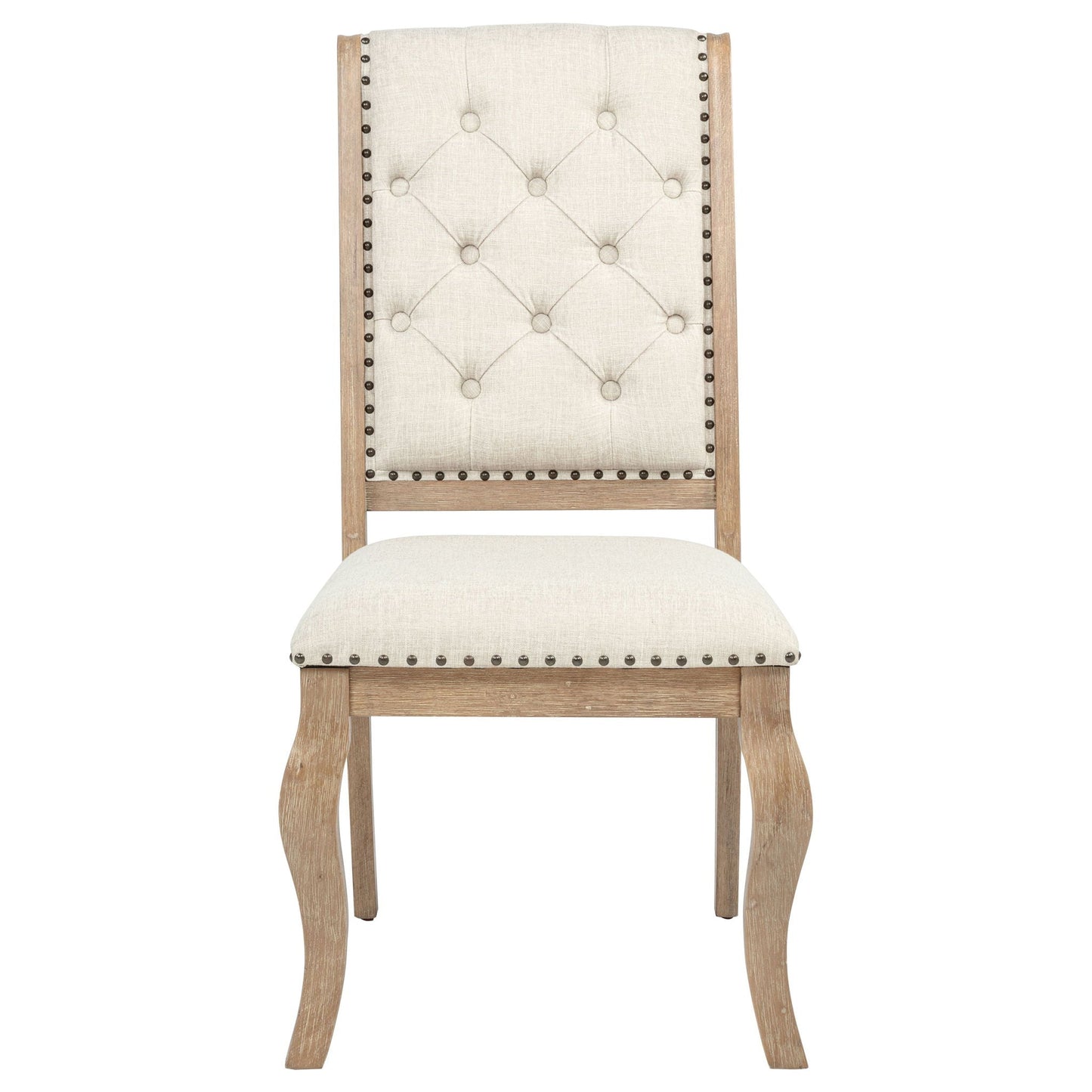 Brockway Upholstered Dining Chair Barley Brown (Set of 2)
