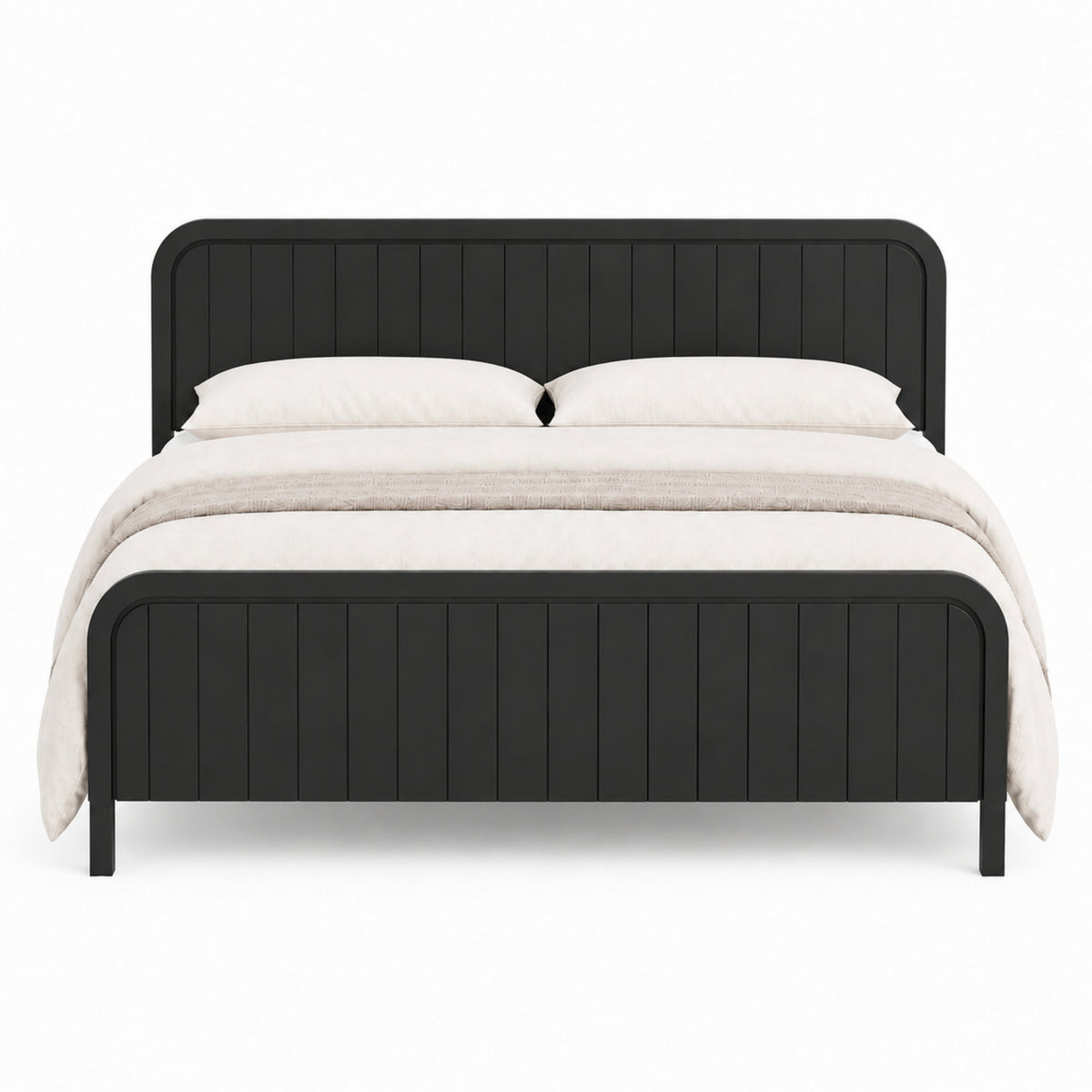 King Bed Frame with Headboard