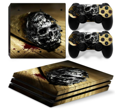 PS4 Pro Anti-Scrape Geometric Pattern Sticker | Durable Protection for Gaming Console