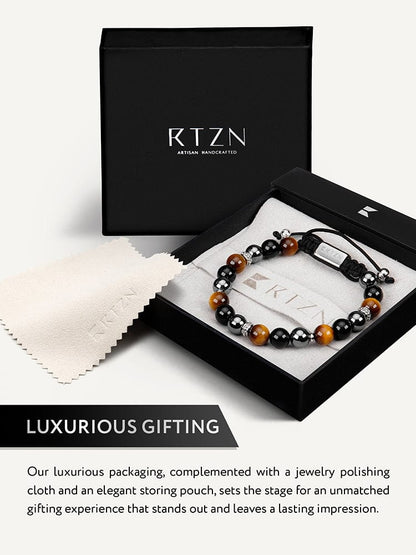 Triple Protection Beaded Bracelet - Mykonos