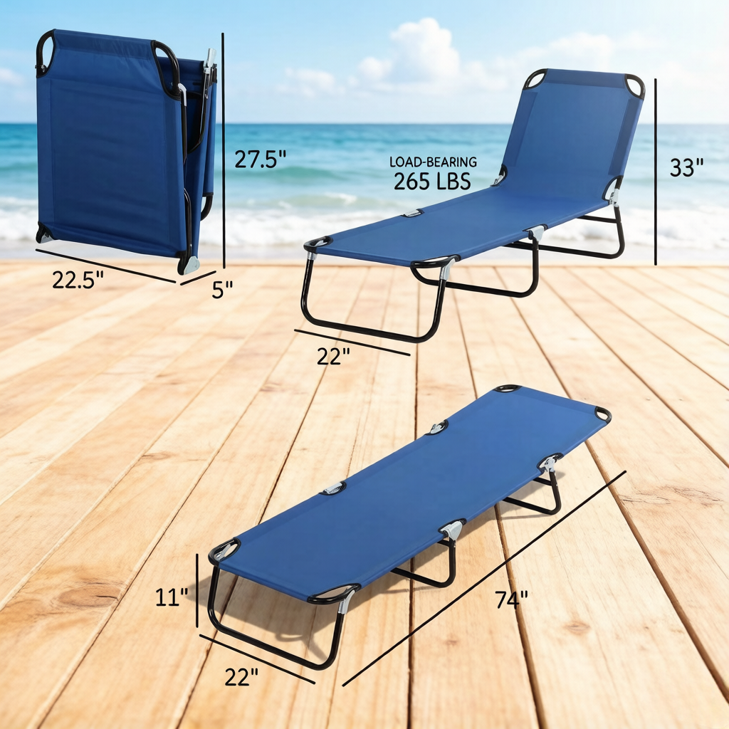 Sun Tanning Chair, Outdoor Tanning Chair, Pool Chaise Lounge Chairs