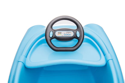 Bumper Car For Kids, 12V Dual Drive 1-6 Years Old Children's Electric Car With Pushrod Dinner Plate USB Bt Music Rocking Horse Mode Anti-Collision Bumper Ride On Car