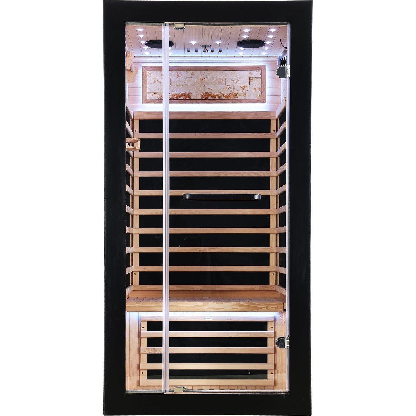 Single-person starlight ceiling lighting sauna