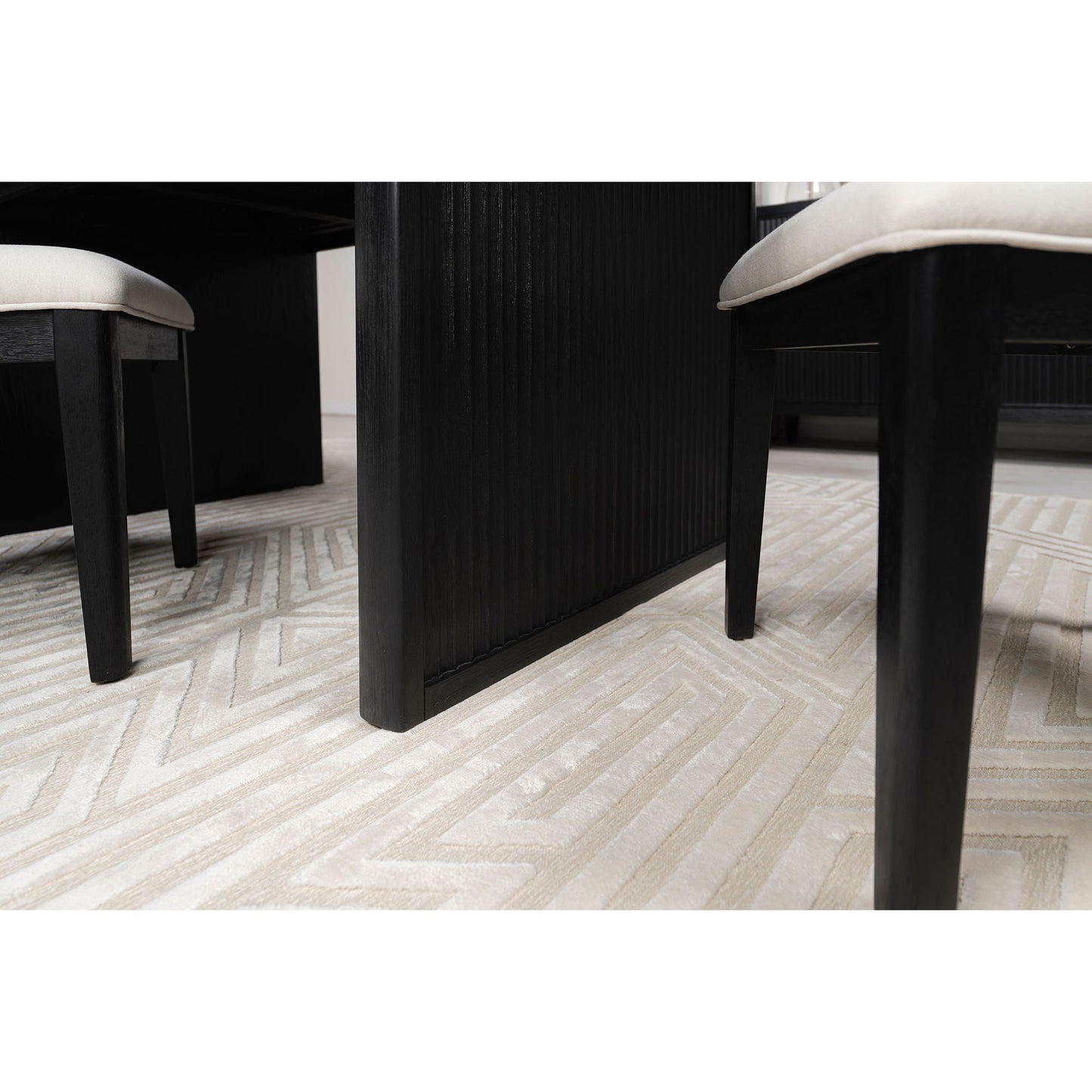 Mason - Removable Extension Leaf Dining Table - Black