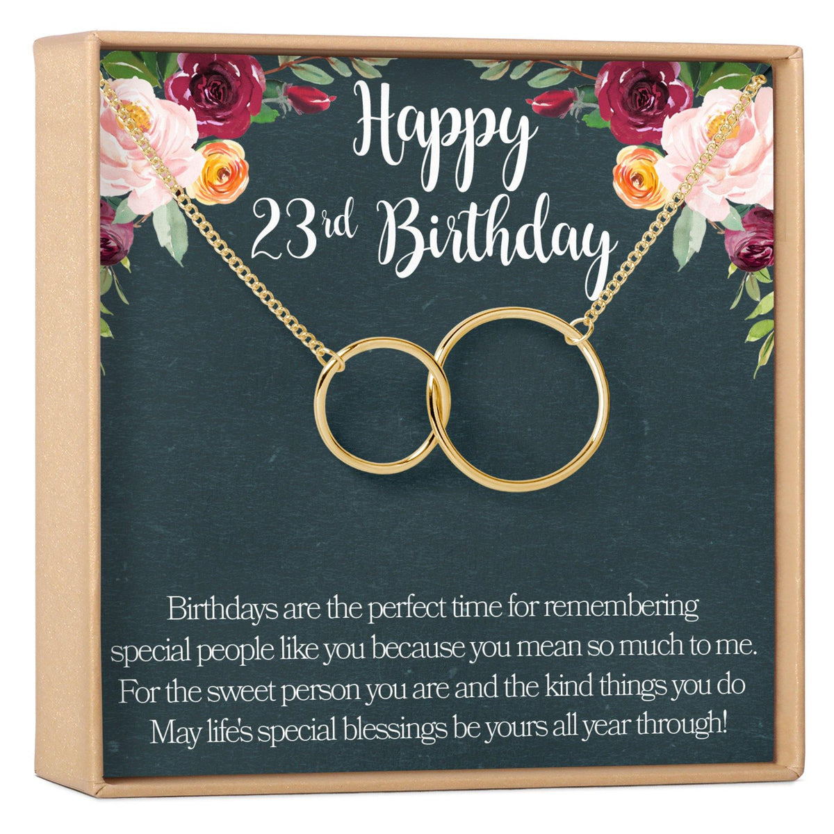 23rd Birthday Necklace