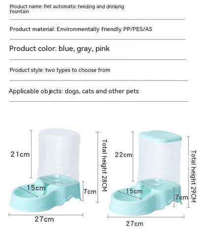 Large Capacity Dog Bowl 38L Combination Grain Bucket Pet Supplies