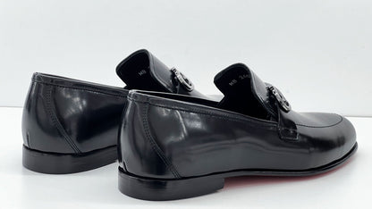 C Collection Leather Loafer - Black