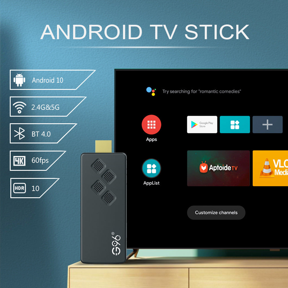 New G96TV Dongle Allwinner comes with 5 accessories H313 Android 13 Dual WIFI Bluetooth HD Android TV BOX