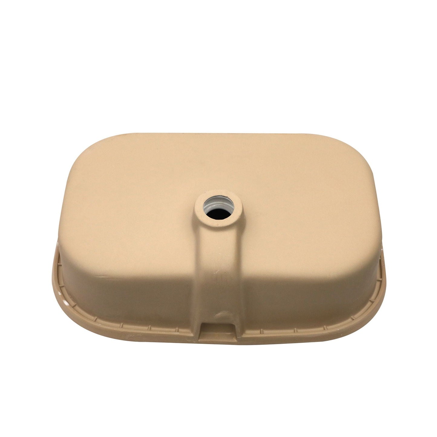 Undermount Bathroom Sink 22" X 15.25" With Overflow Sleek, High Temperature Fired, Stain Resistant, Smooth Polished Surface - White