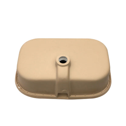 Undermount Bathroom Sink 22" X 15.25" With Overflow Sleek, High Temperature Fired, Stain Resistant, Smooth Polished Surface - White
