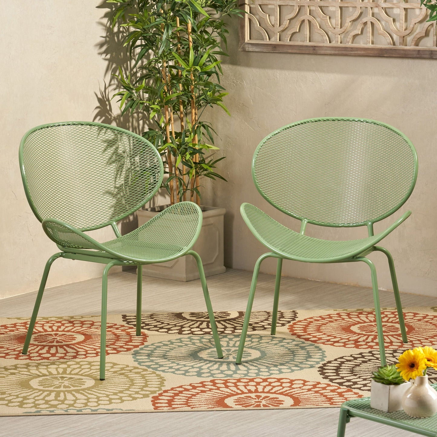Elba Contemporary Chair Set For Outdoor Relaxation