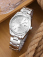 Business Casual Mens Watch With A Steel Strap