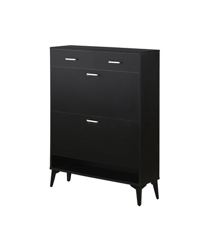 Large Size Shoe Cabinet - Freestanding Tipping Bucket Organizer