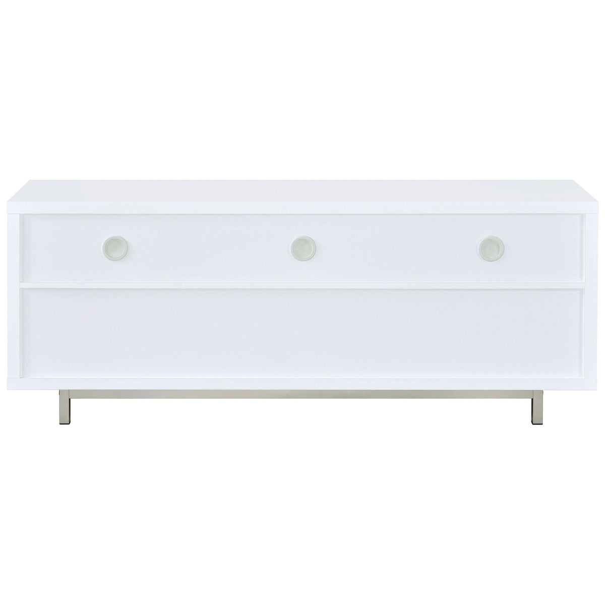 Casey 2-drawer Engineered Wood 60-inch TV Stand White