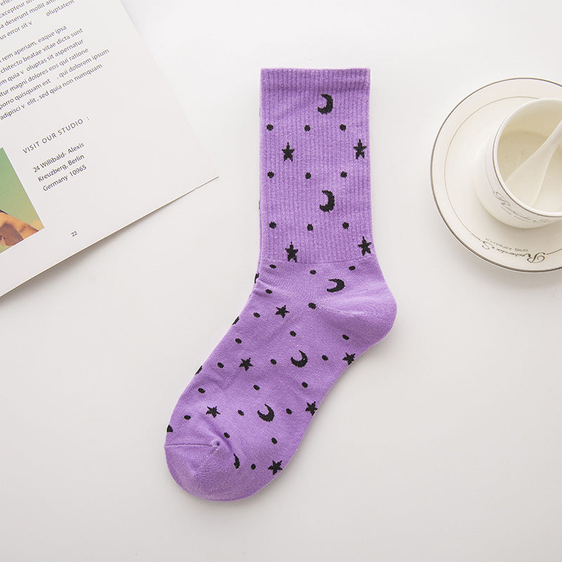 Women's Star Moon Stockings