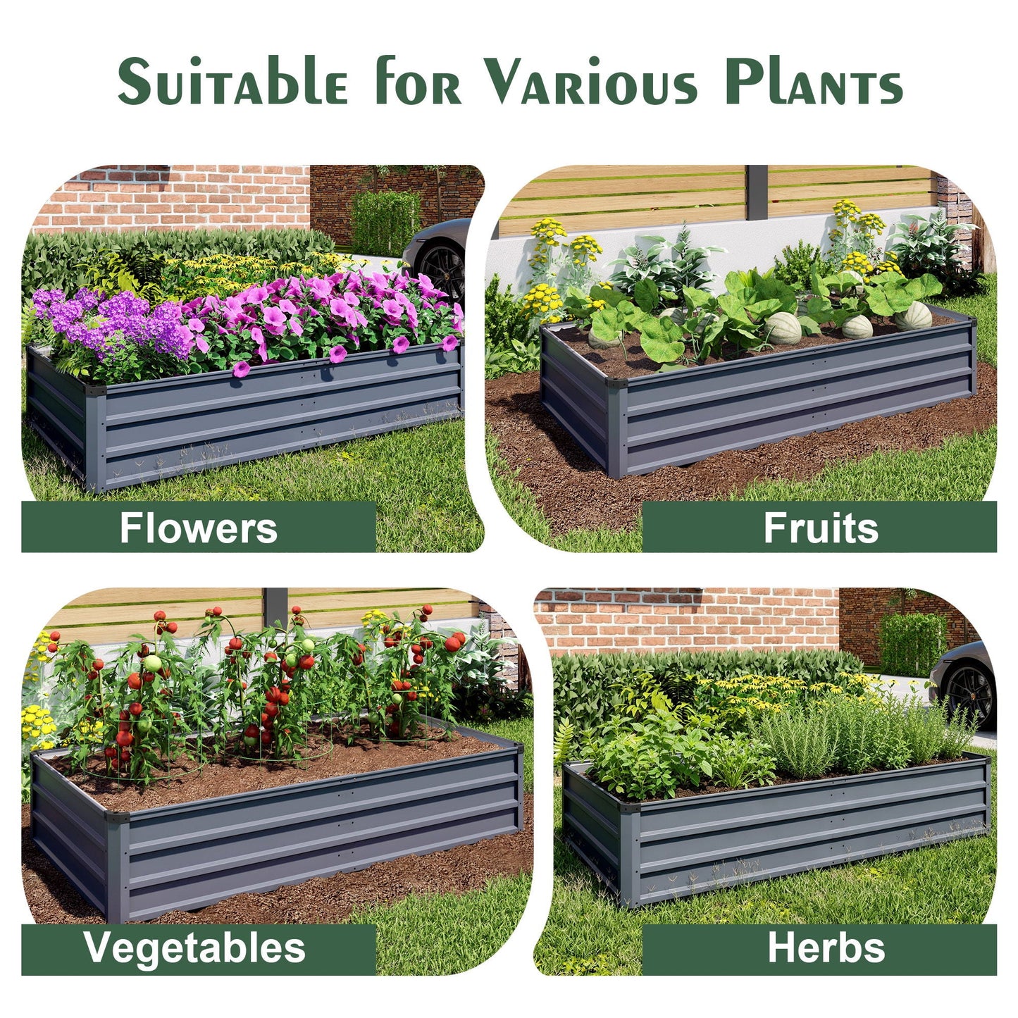 Large Garden Bed For Outdoor