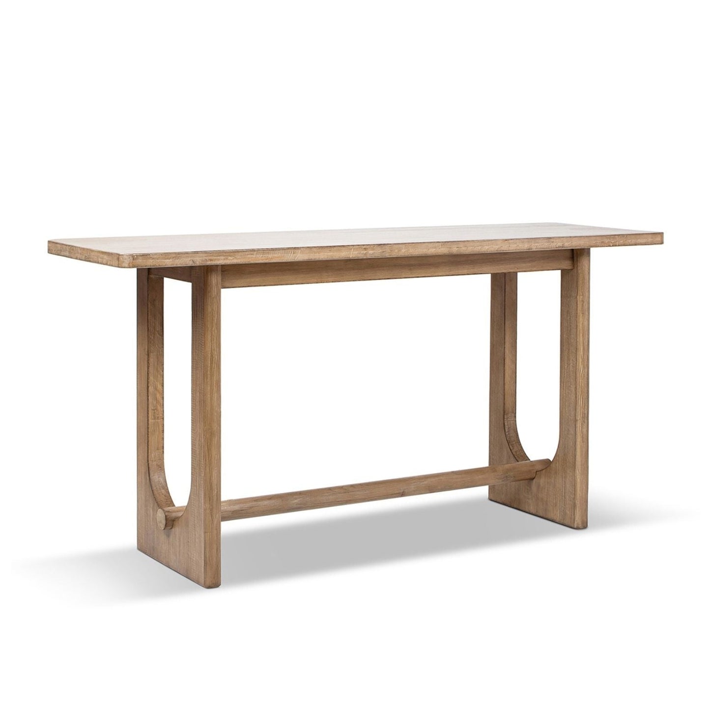 Turnkey - Trestle Console Table - Antique Brown