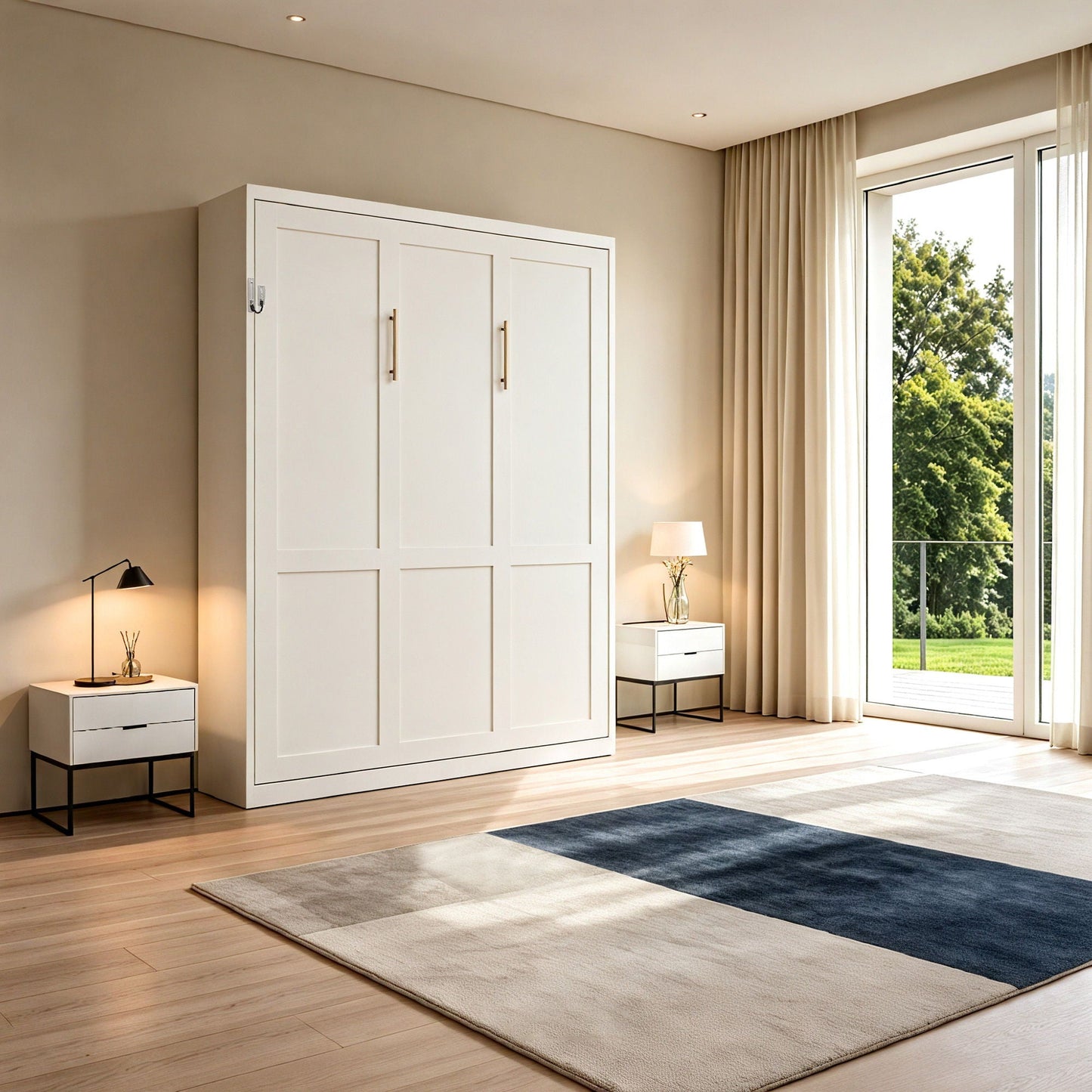 Folding Vertical Murphy Wall Bed