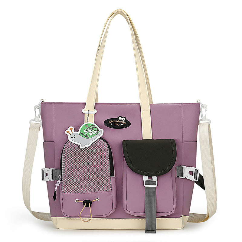 Womens Large-capacity Casual One-shoulder Crossbody Bag