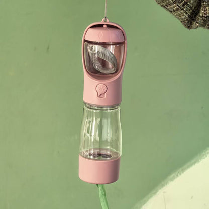 Pet Travel Cup Portable Outdoor Water Bottle Multifunctional Feeder