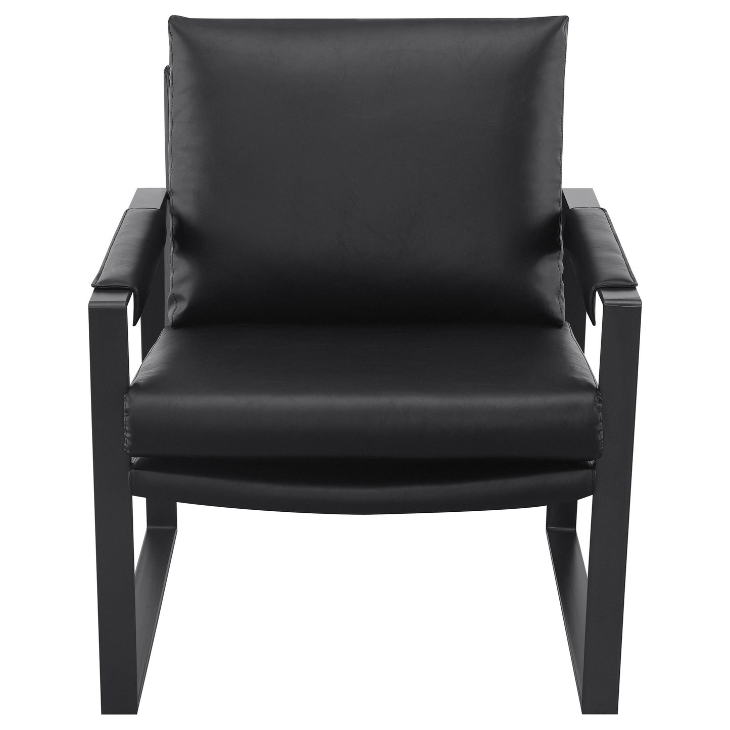 Goldbriar - Upholstered Track Arm Accent Chair - Black