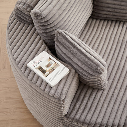 55' Corduroy Sponge Single Sofa