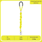 Dog Handmade Woven Leash Polyester Fiber Yellow