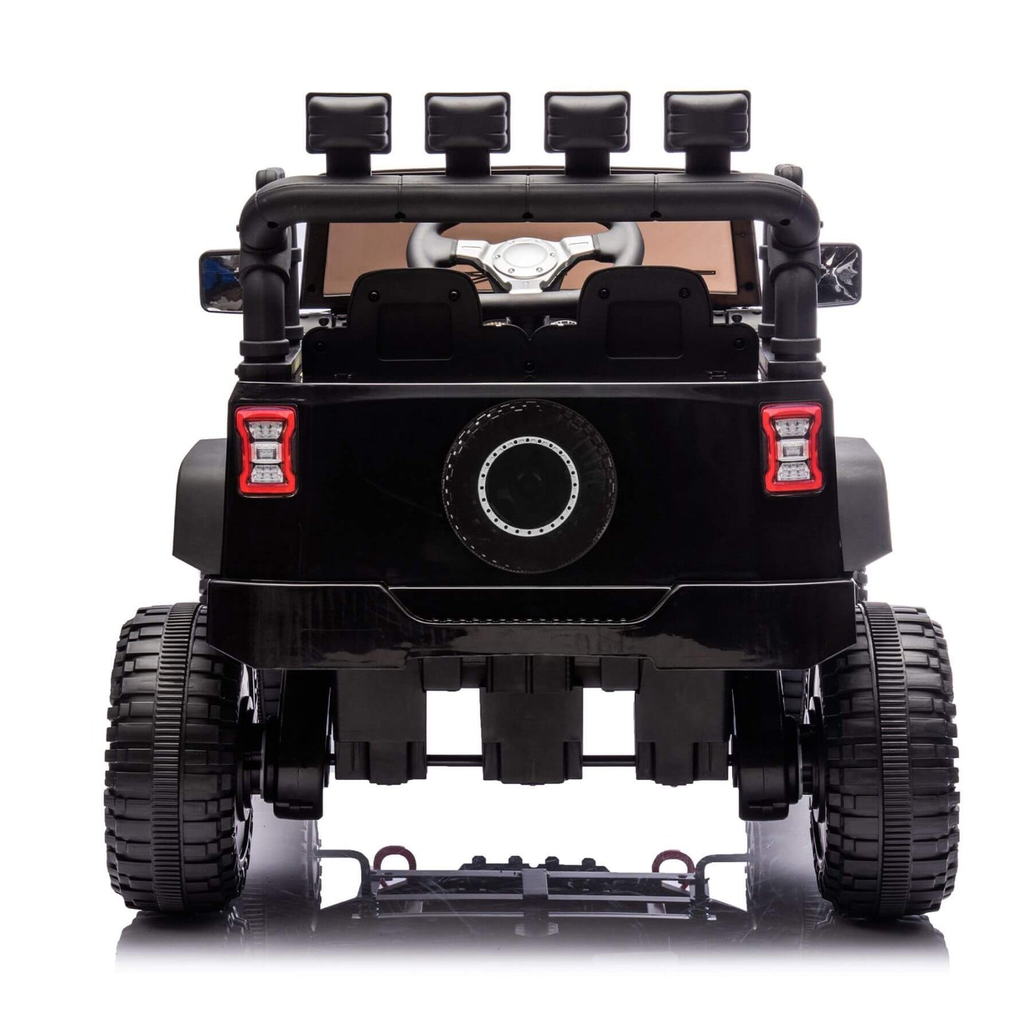 HIFINE 24V Kids Ride On Car W/Parents Remote Control, Black