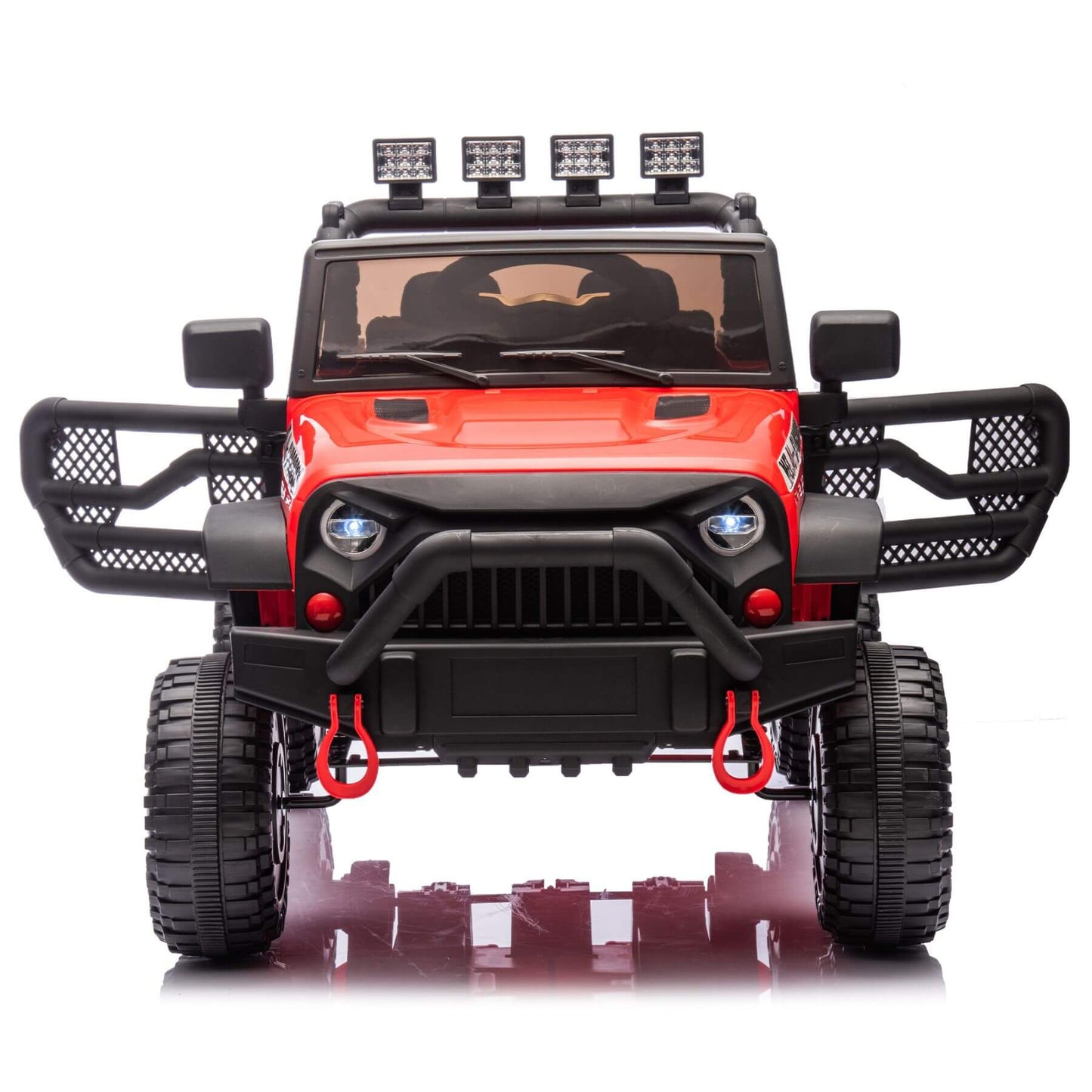 HIFINE 24V Kids Ride On Car W/Parents Remote Control, Red