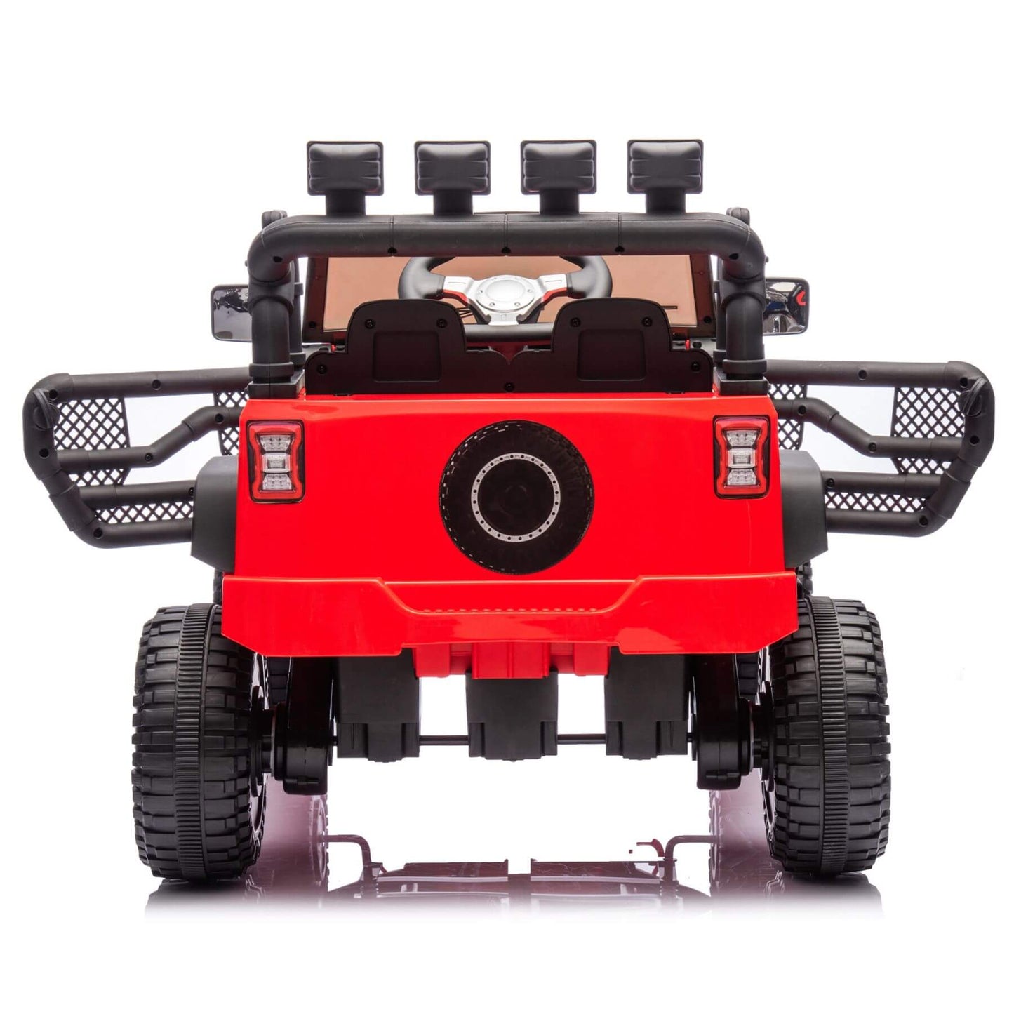 HIFINE 24V Kids Ride On Car W/Parents Remote Control, Red