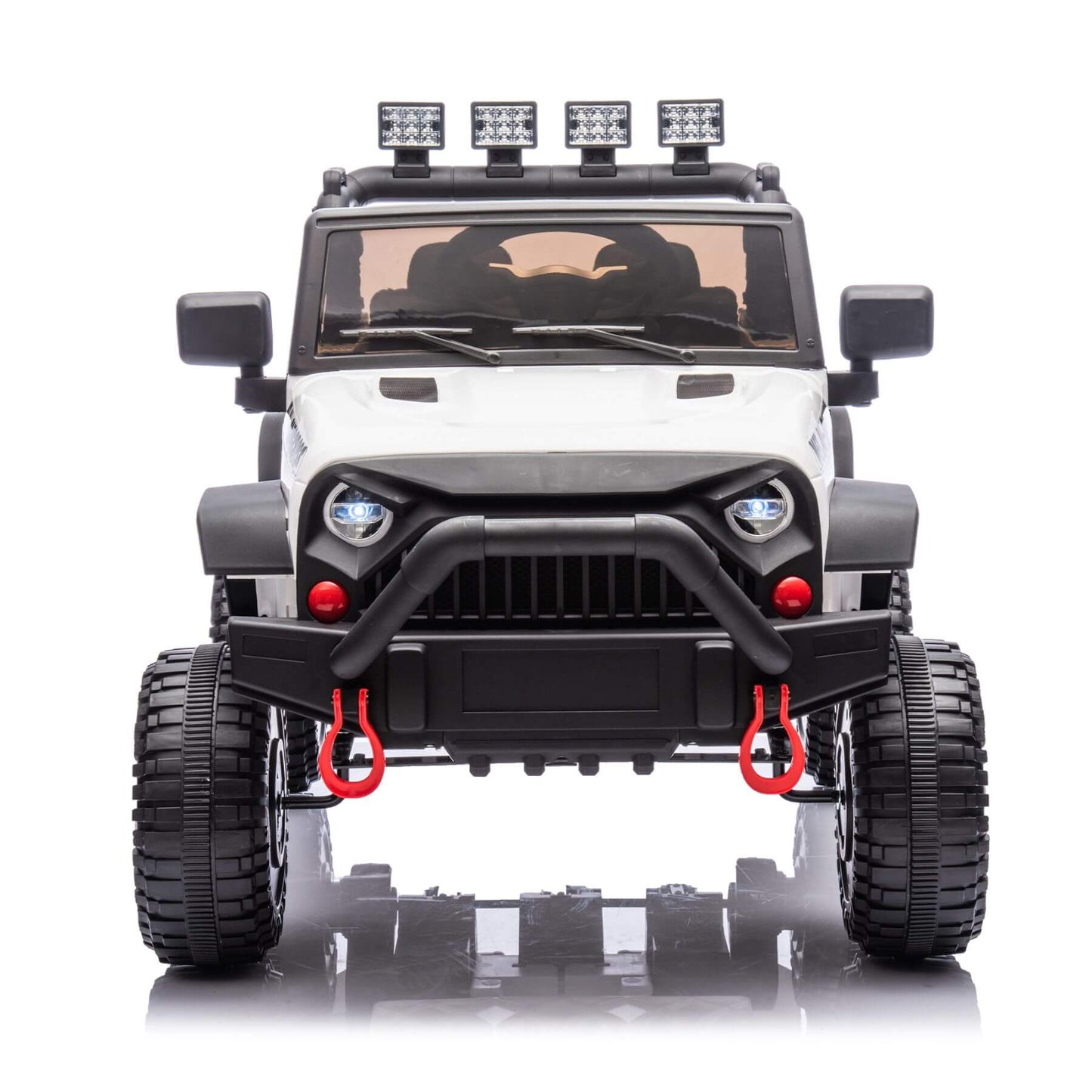 HIFINE 24V Kids Ride On Car W/Parents Remote Control, White