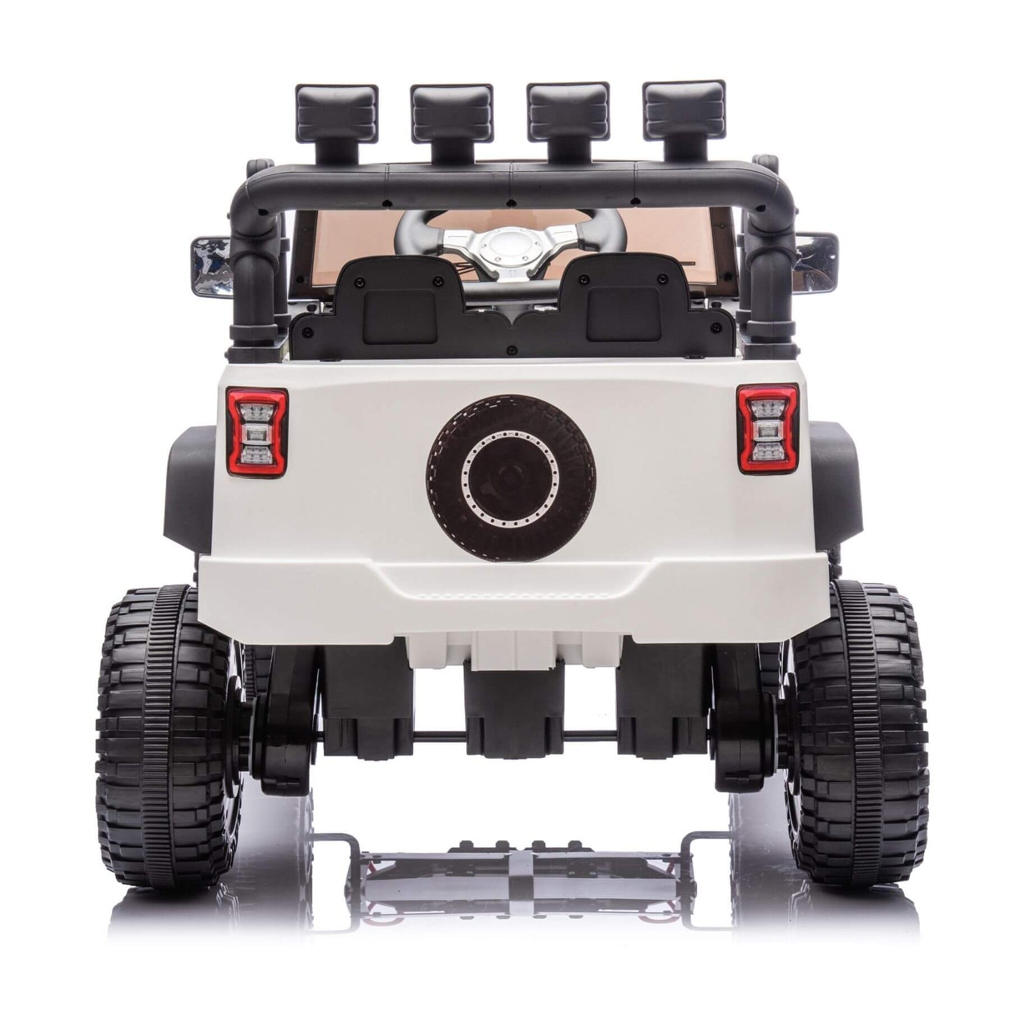 HIFINE 24V Kids Ride On Car W/Parents Remote Control, White