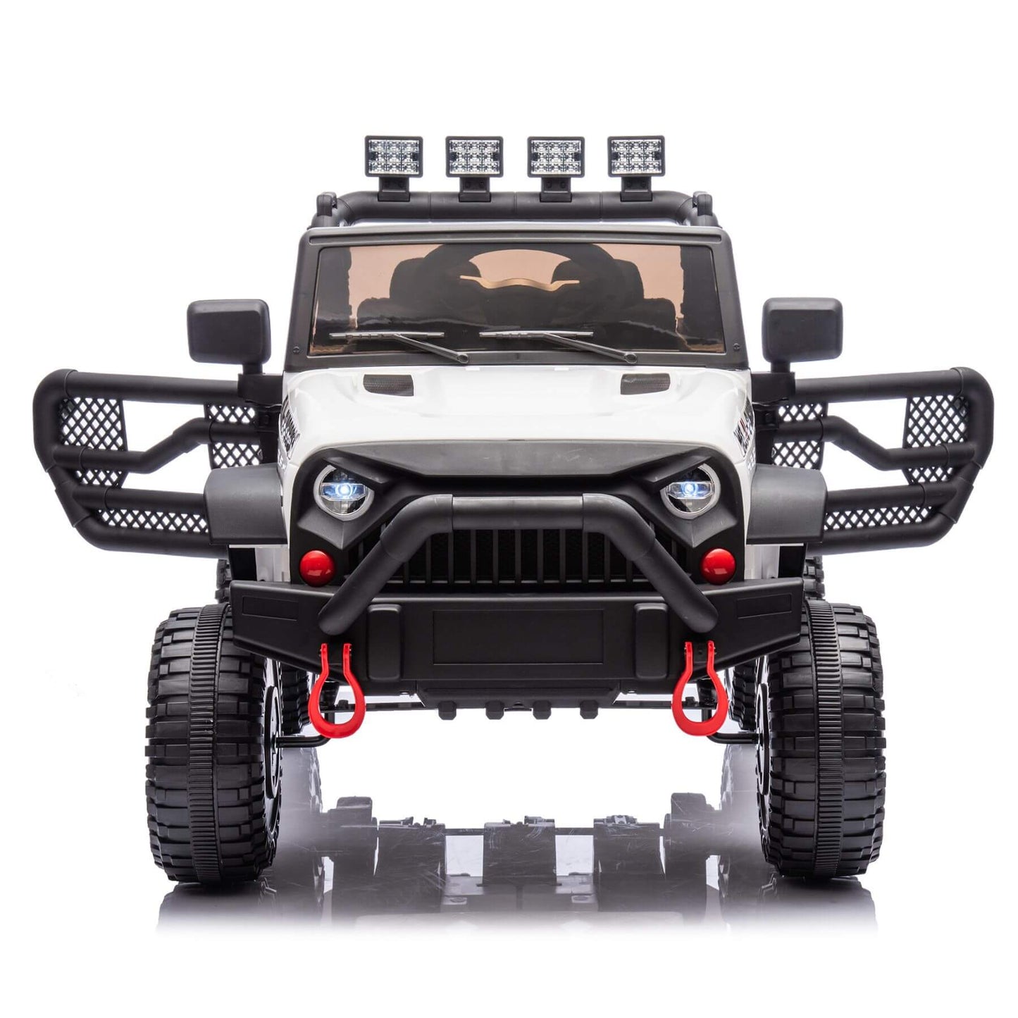 HIFINE 24V Kids Ride On Car W/Parents Remote Control, White