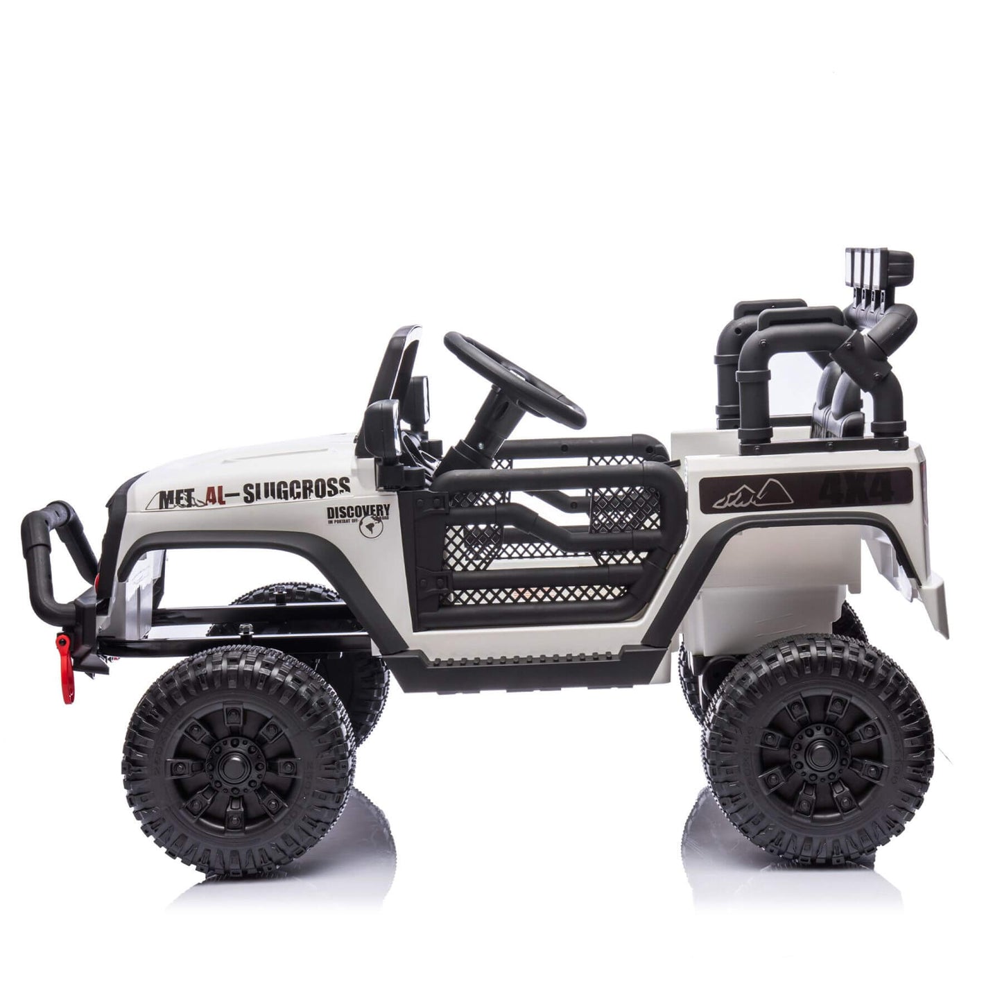 HIFINE 24V Kids Ride On Car W/Parents Remote Control, White