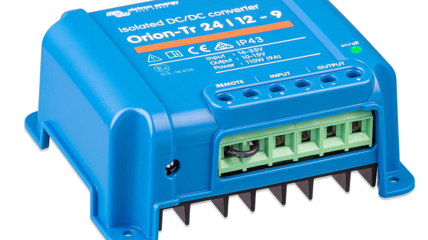 DC-DC Converters: step up/down transformers for 12V, 24V & 48V