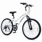 24 Inch Kids Mountain Bike Adjustable with 7 Speed and Suspension Fork