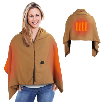 USB Heated Shawl, 77"x24", 3 Heat Levels