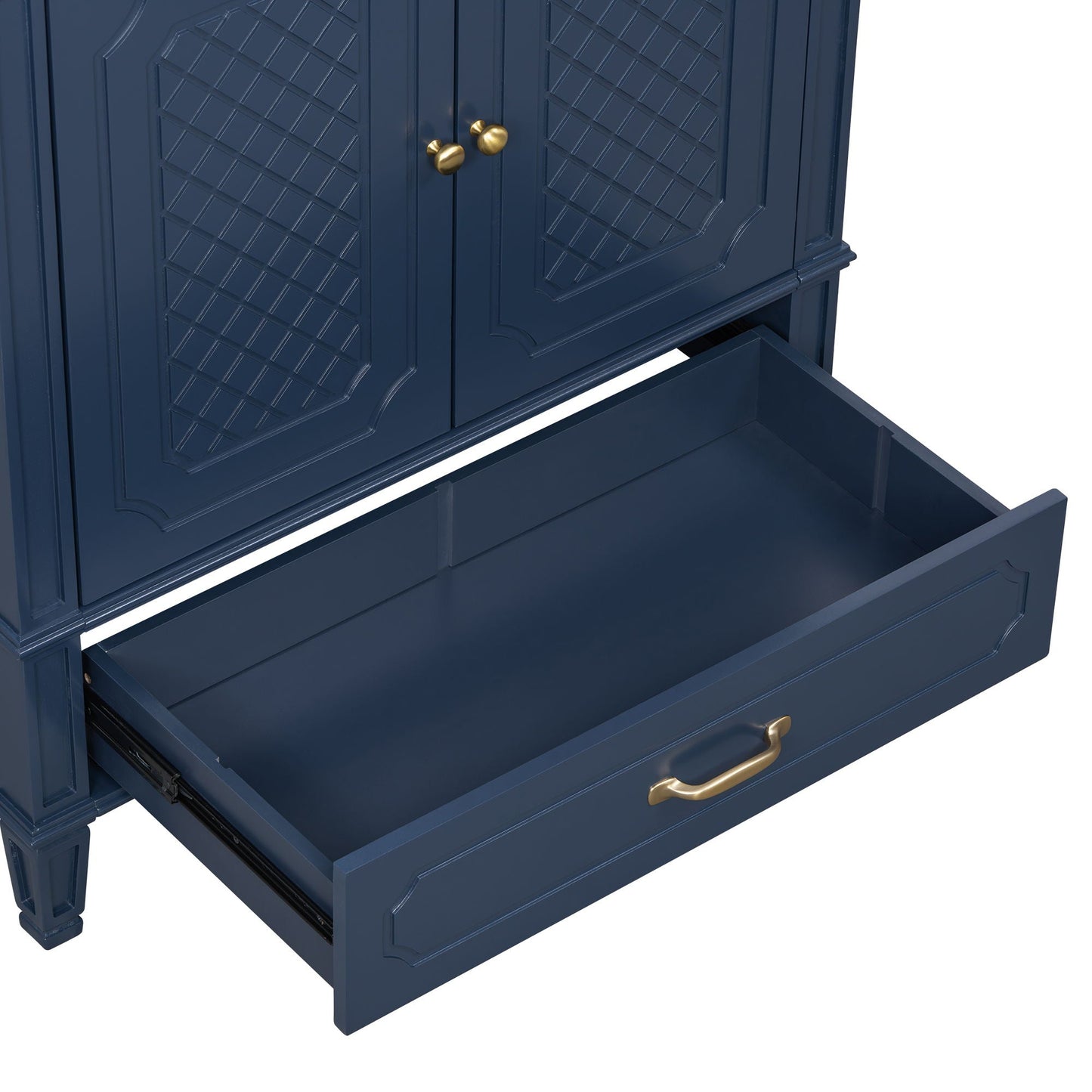 Bathroom Vanity With Sink, Soft Closing Door, Multi Functional Storage