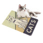 Printed Sisal Cat Scratching Pad No Dandruff Can Be Pasted