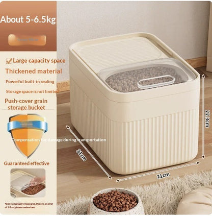 Cat Food Storage Sealed Pet Snacks Freeze-dried Storage Box