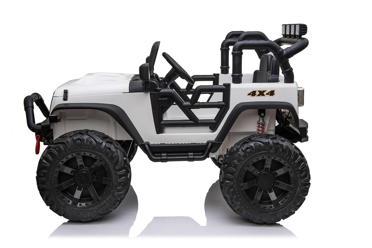 24V JEEP Double Drive Kids Ride-On Car with 200W*2 Motors and 12V9AH*2 Batteries - Parental Remote Control Included