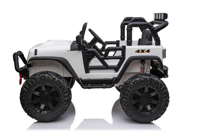 24V JEEP Double Drive Kids Ride-On Car with 200W*2 Motors and 12V9AH*2 Batteries - Parental Remote Control Included