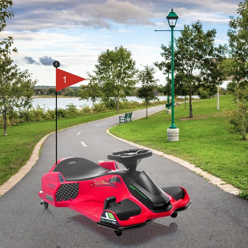 24V Kids Electric Racing Car with Drift Mode - Battery Powered Ride-On Vehicle