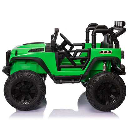 24V Remote Control Electric Ride-On Truck for Kids - Battery Powered Wheels