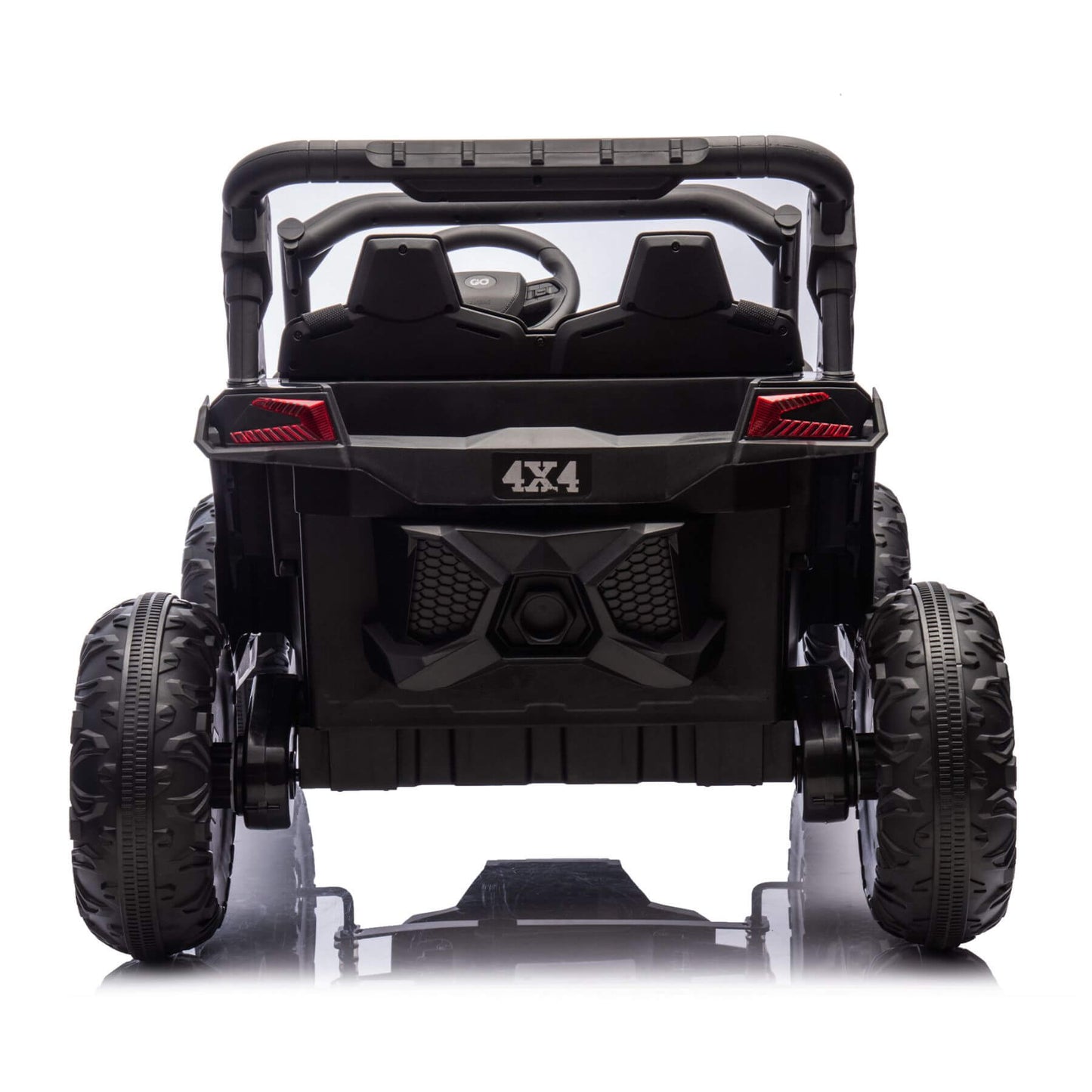 HIFINE 24V Two-Seater Kids Ride On UTV W/Parents Remote Control, for Age 3+, Black