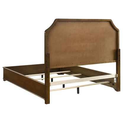 Garland 58-inch Queen Panel Bed Cream and Brown Cherry